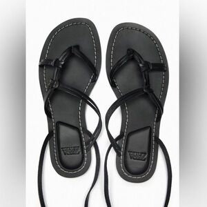 Zara Low Heeled Gladiator Strappy Sandals
